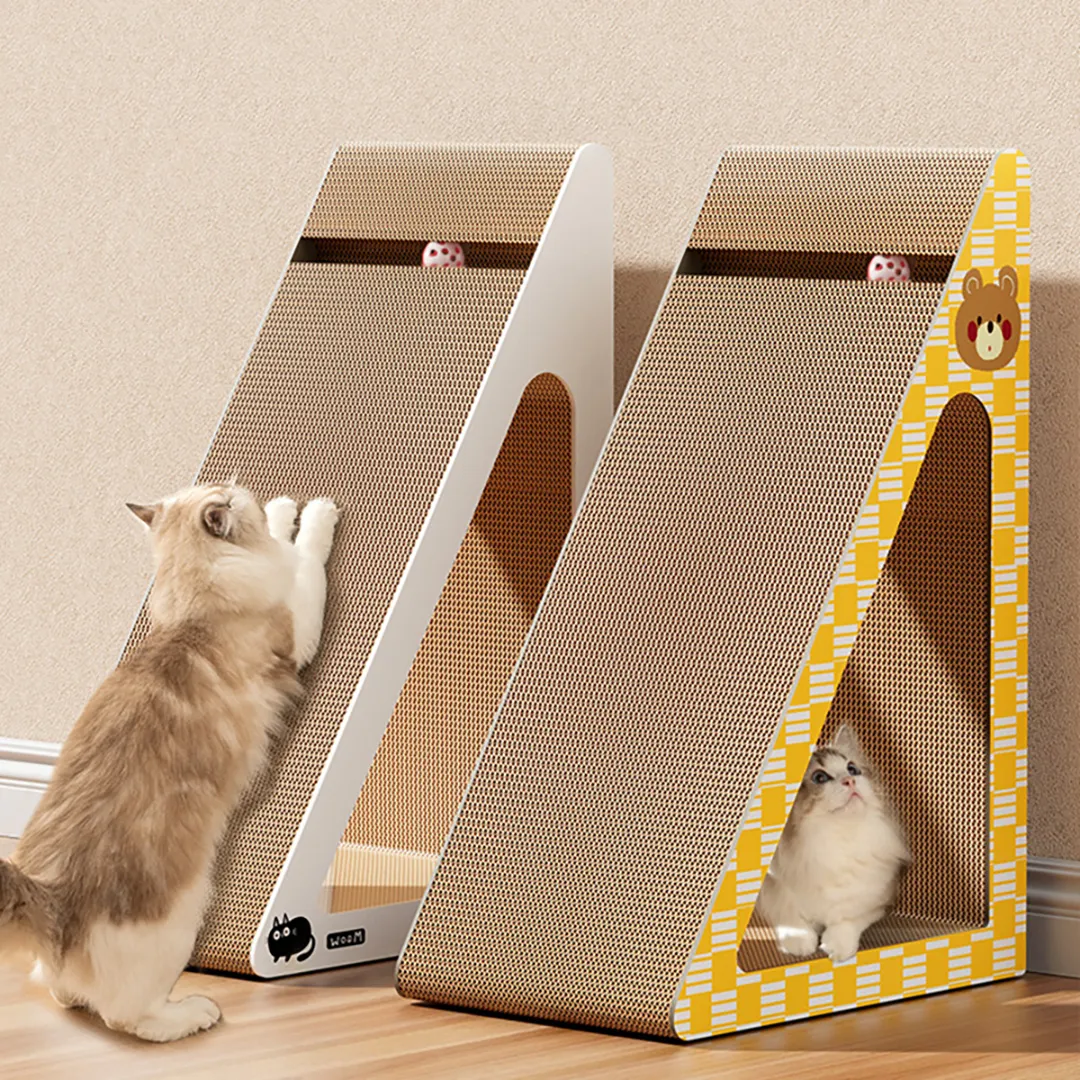 High-Quality Custom Modular Triangular Scratching House ZB-0071