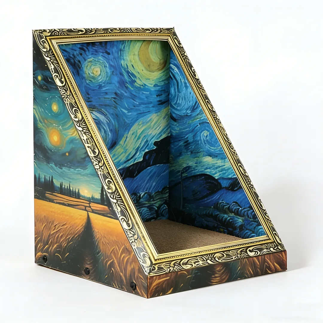 Best-Selling Custom Starry Sky Picture Frame Scratching Post ZB-0077