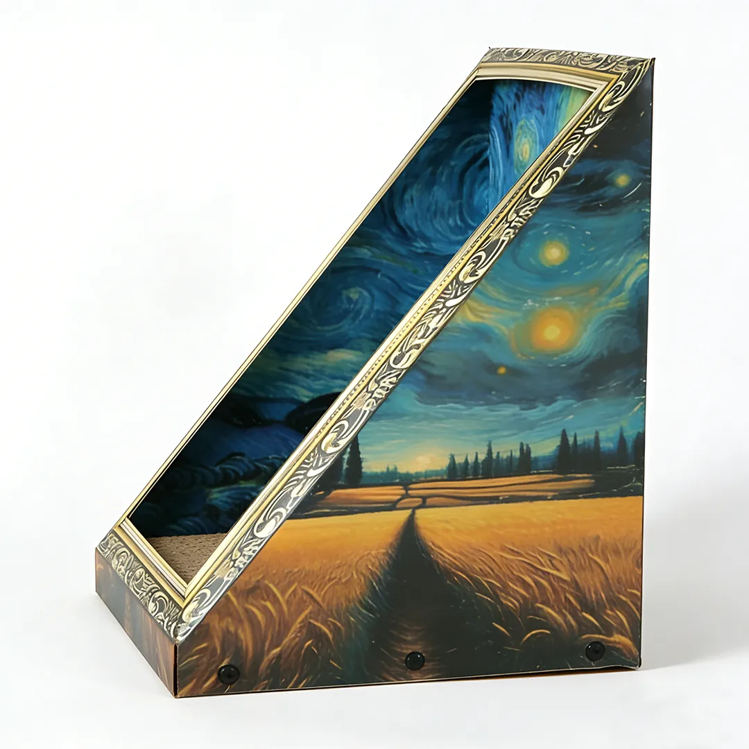 Best-Selling Custom Starry Sky Picture Frame Scratching Post ZB-0077