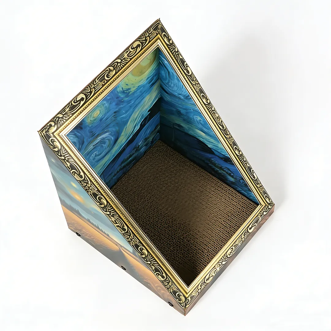 Best-Selling Custom Starry Sky Picture Frame Scratching Post ZB-0077