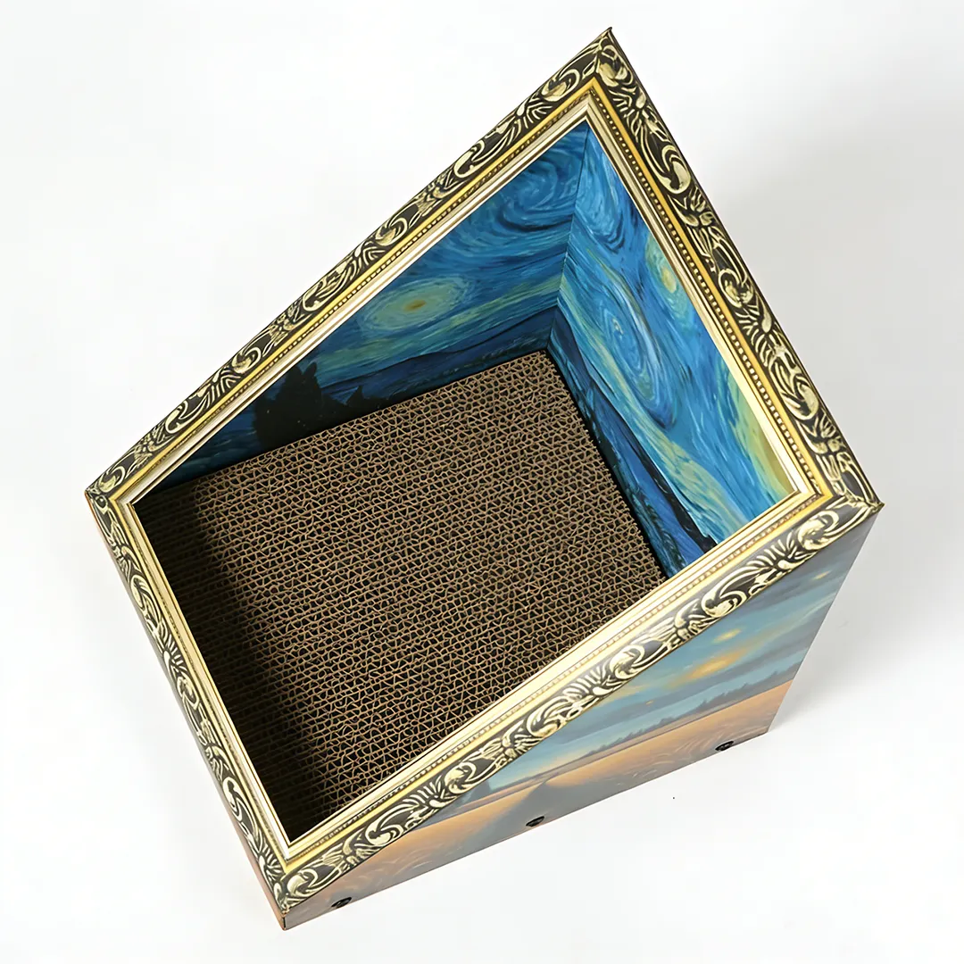 Best-Selling Custom Starry Sky Picture Frame Scratching Post ZB-0077