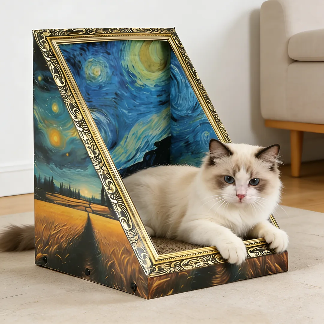 Best-Selling Custom Starry Sky Picture Frame Scratching Post ZB-0077