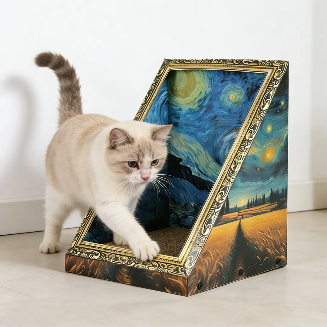 Best-Selling Custom Starry Sky Picture Frame Scratching Post ZB-0077