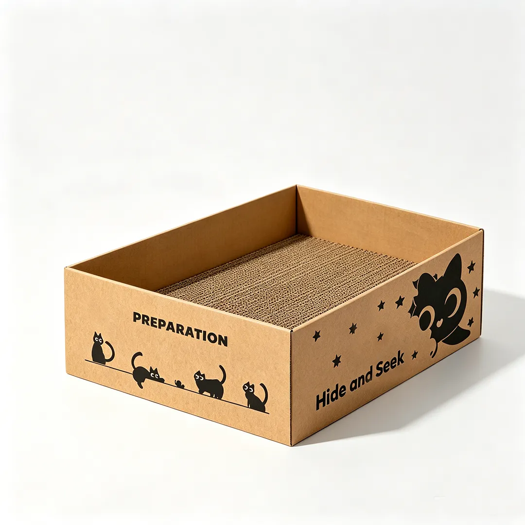 Hot sale to develop vintage cat litter box claw-grinding nest SP-0011