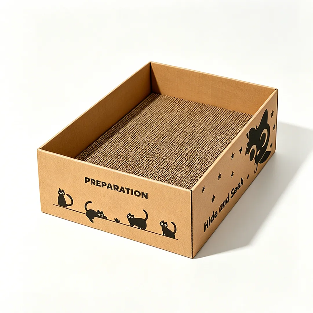 Hot sale to develop vintage cat litter box claw-grinding nest SP-0011