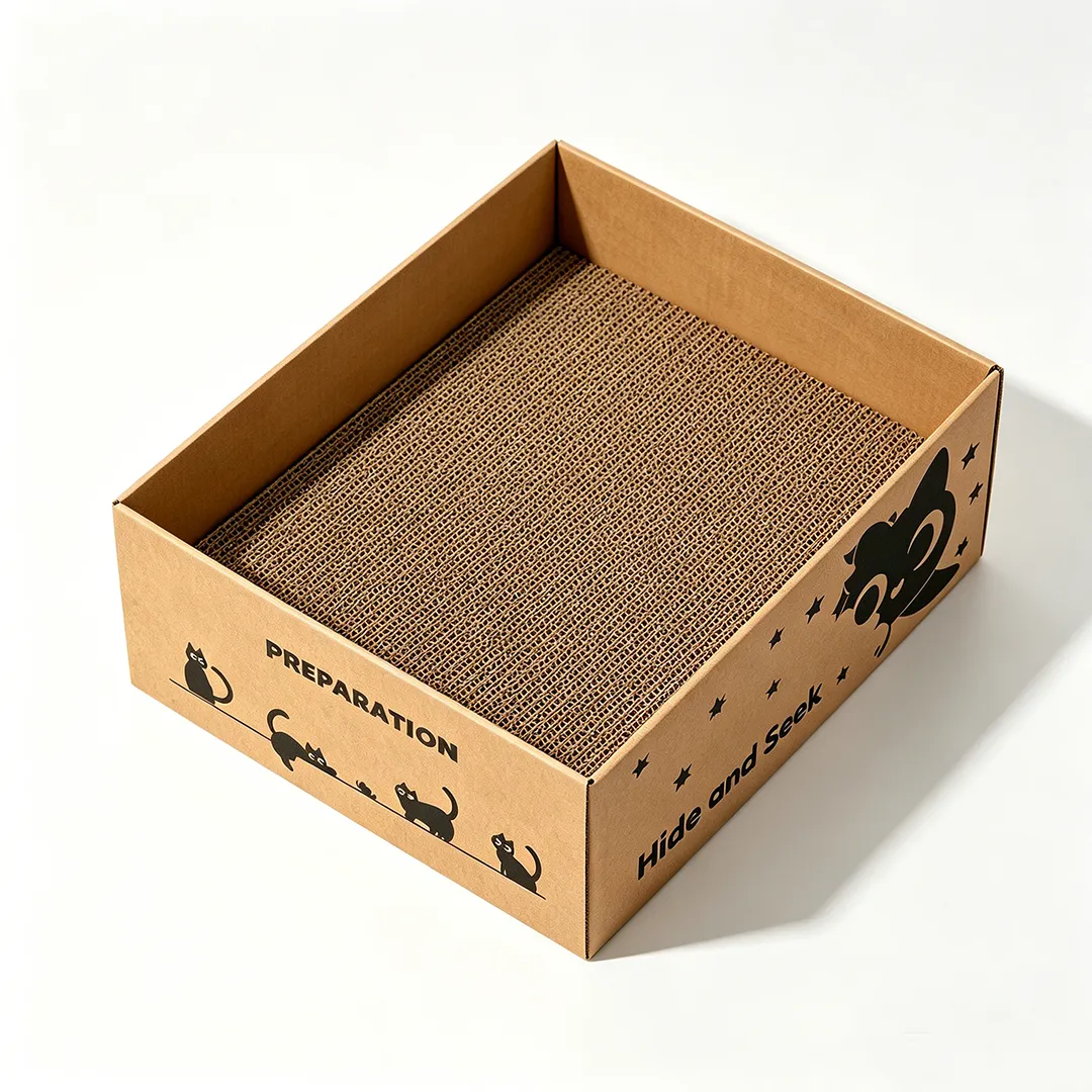 Hot sale to develop vintage cat litter box claw-grinding nest SP-0011