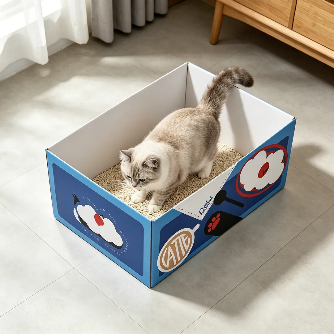 Hot custom small black cat cherry litter box SP-0010