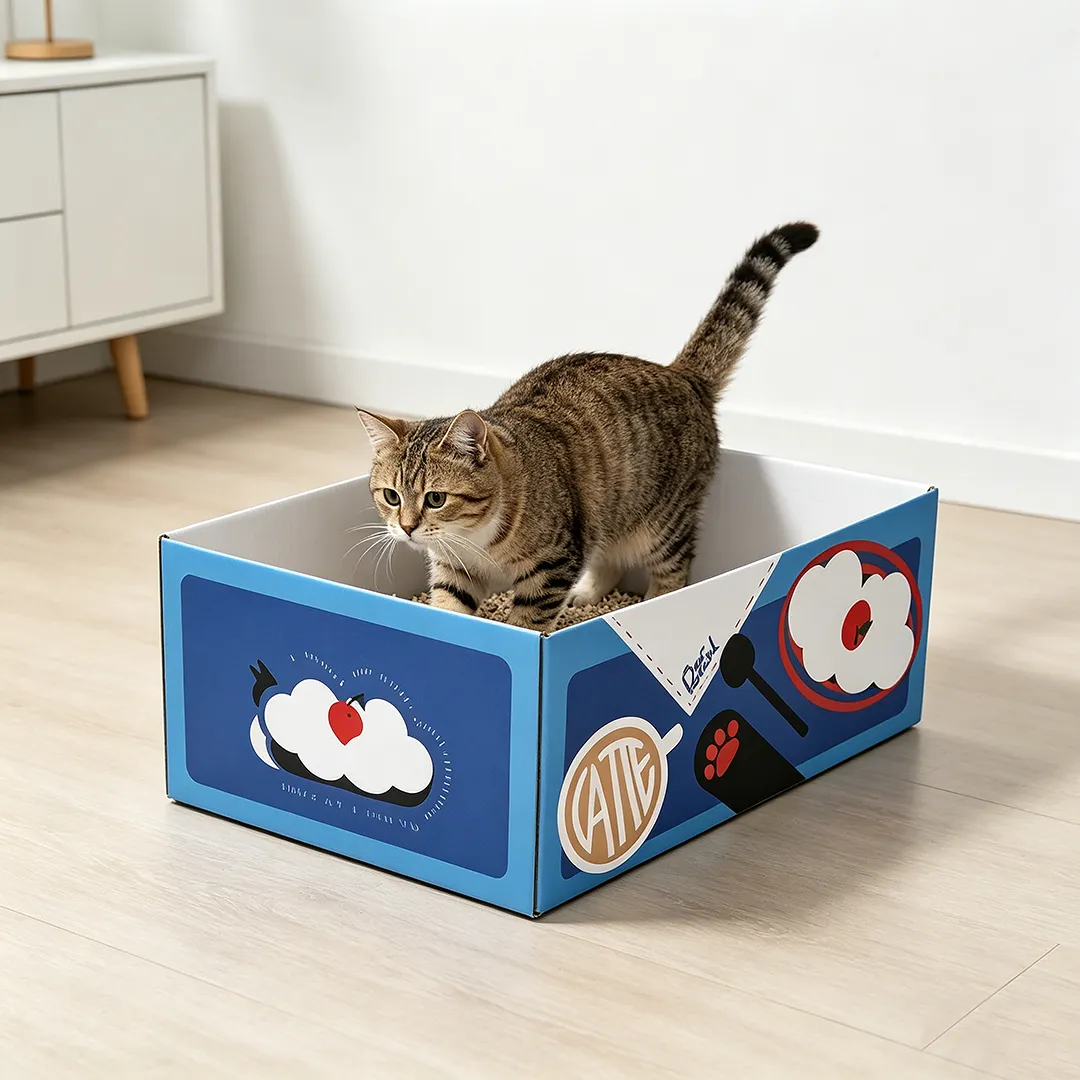 Hot custom small black cat cherry litter box SP-0010