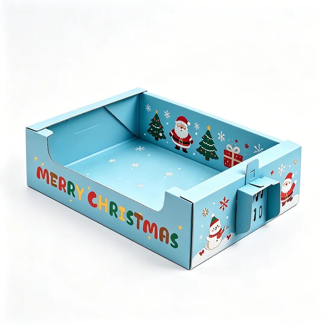 Wholesale snow fun Christmas moon throwing cat litter box SP-0013