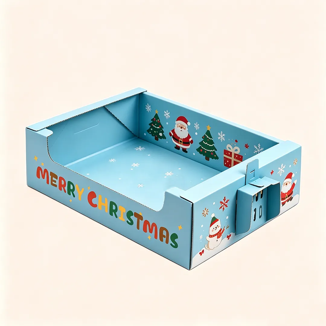 Wholesale snow fun Christmas moon throwing cat litter box SP-0013