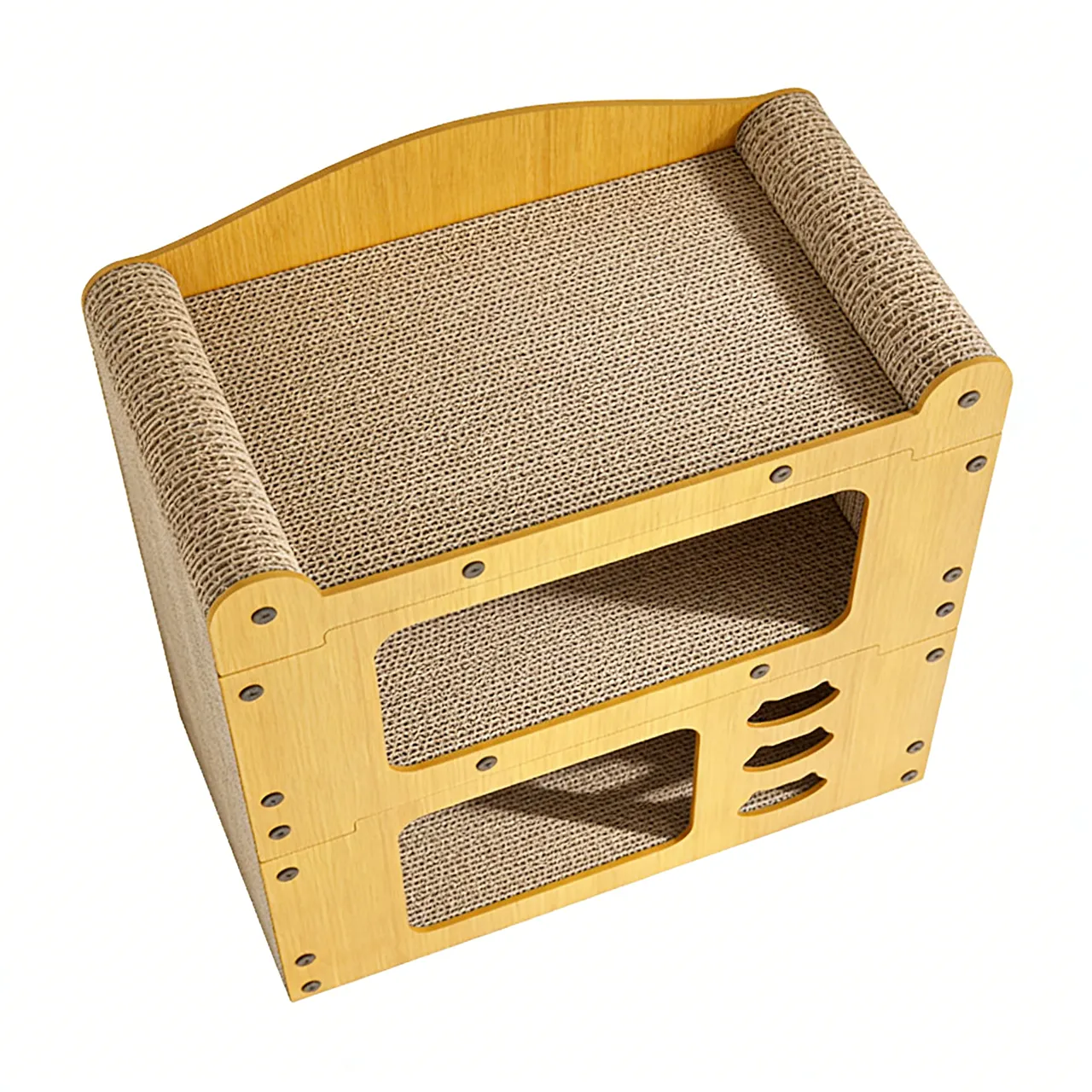 Hot Sale Custom Double Layer Assembly Cat Nest Grab Board WW-0006