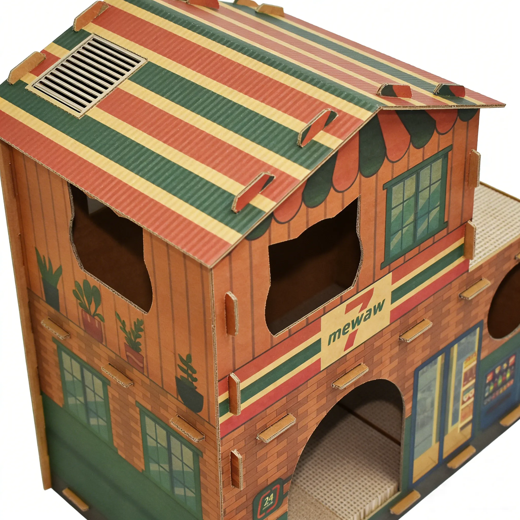Custom Wholesale Retro Double Layer Cat Nest WW-0009