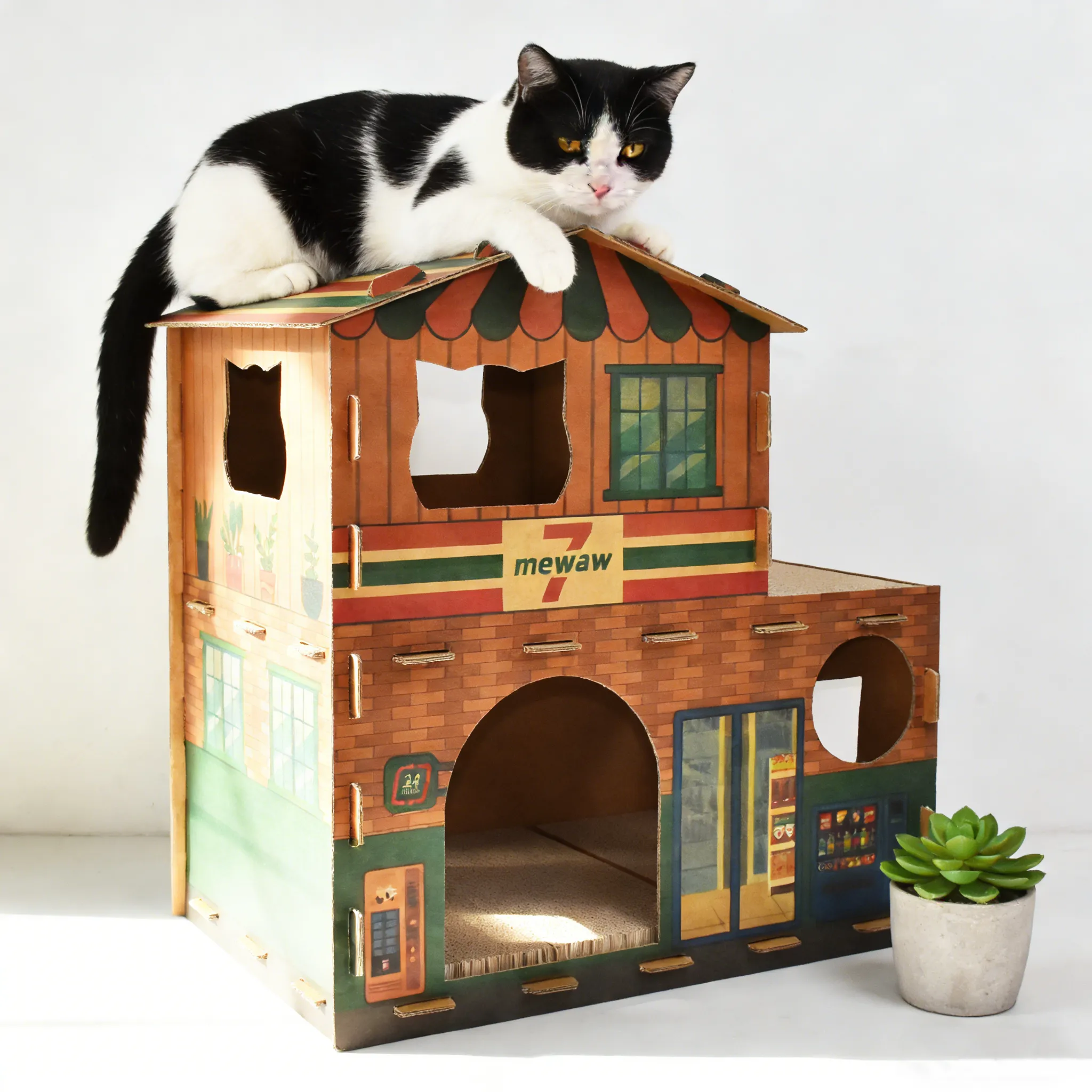 Custom Wholesale Retro Double Layer Cat Nest WW-0009