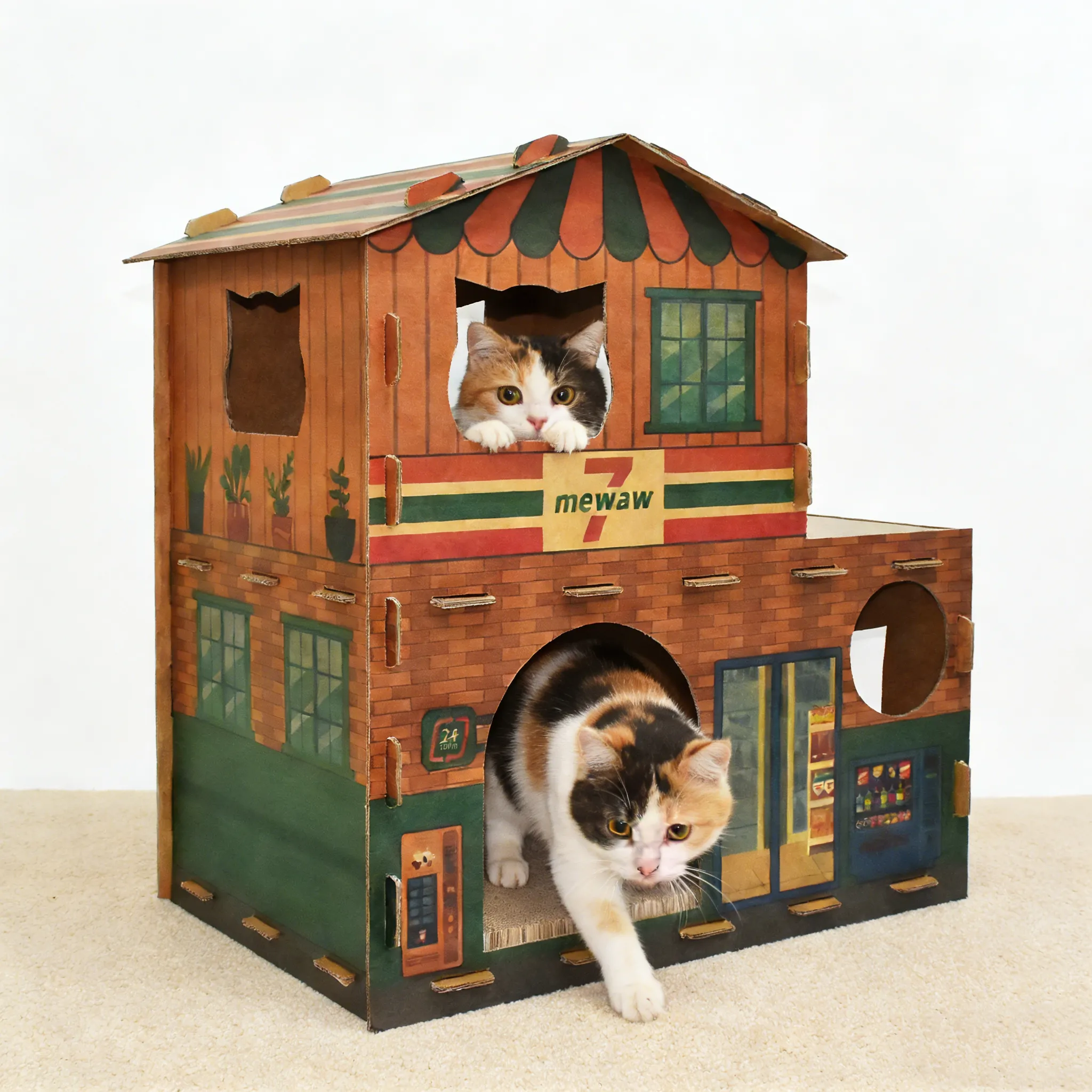 Custom Wholesale Retro Double Layer Cat Nest WW-0009