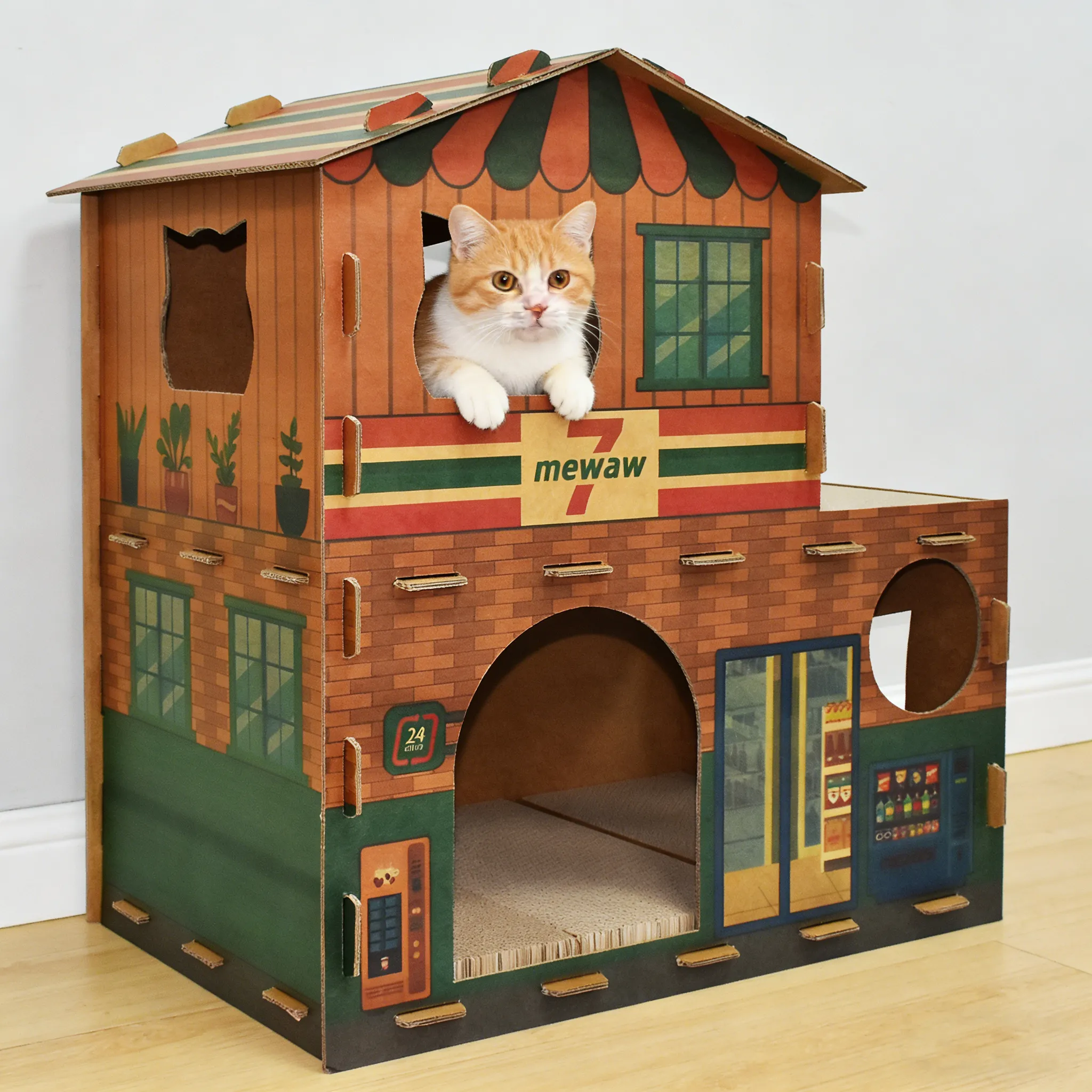 Custom Wholesale Retro Double Layer Cat Nest WW-0009
