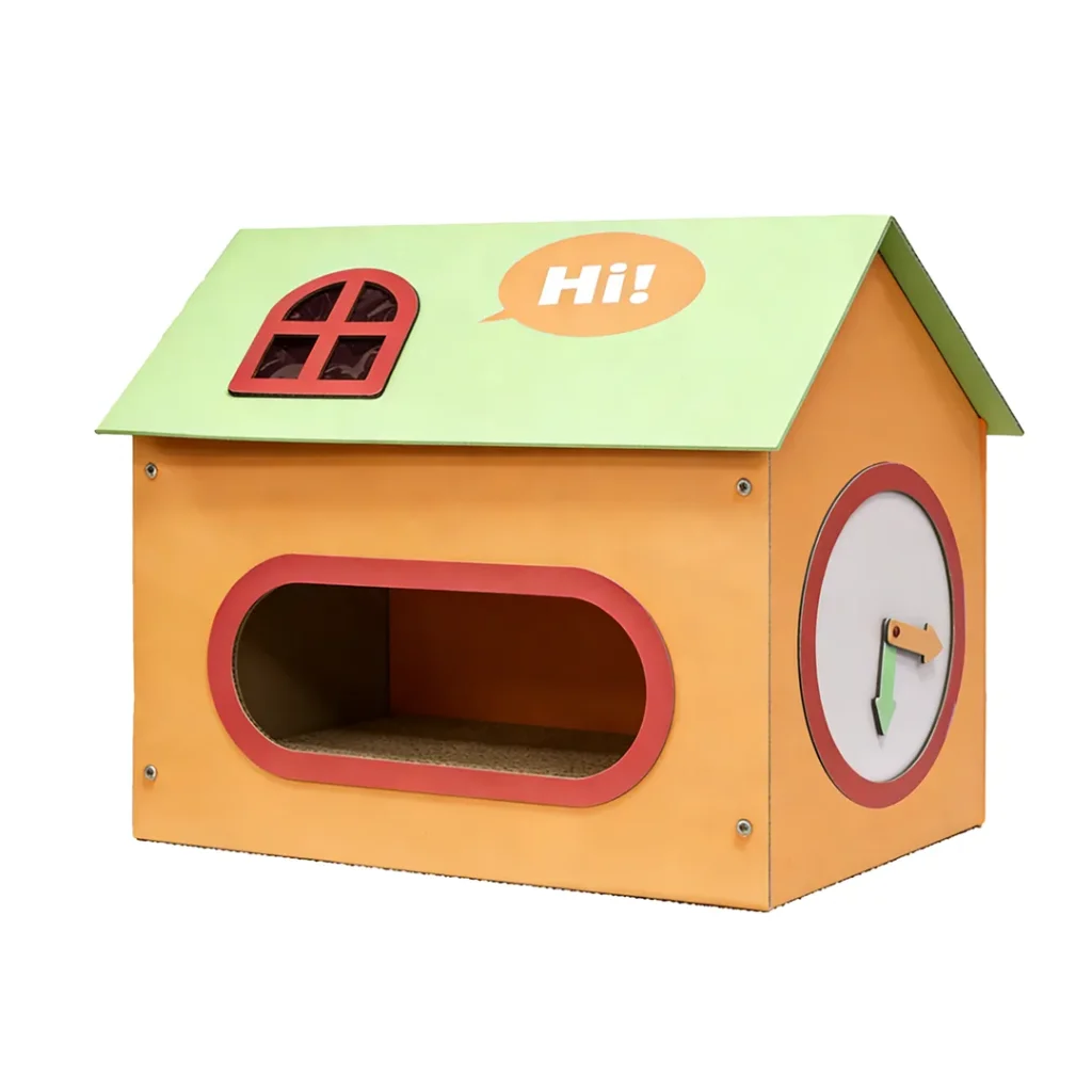 Custom wholesale WW-0019 Hi! Peekaboo Clock House