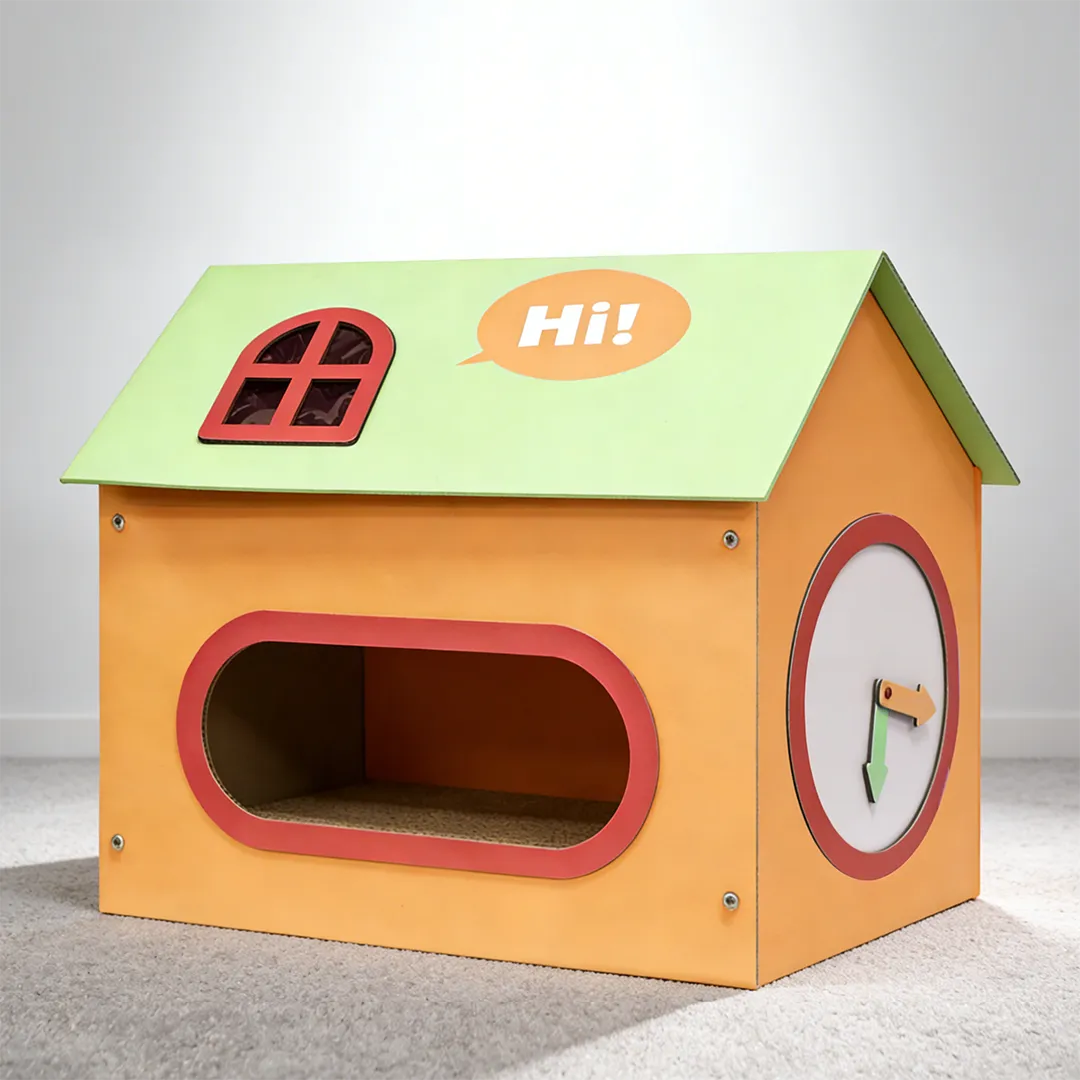 Custom wholesale WW-0019 Hi! Peekaboo Clock House