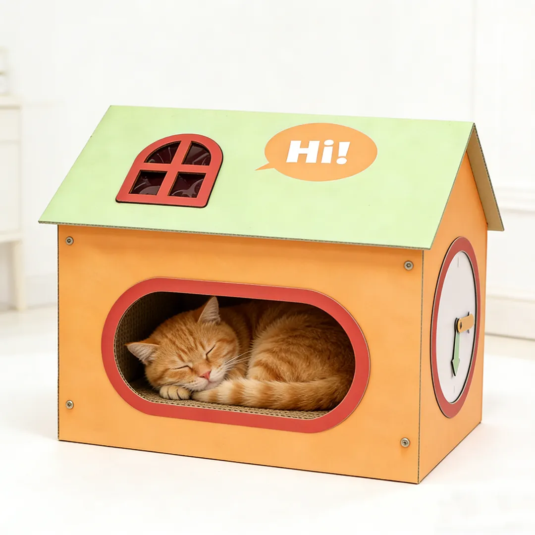 Custom wholesale WW-0019 Hi! Peekaboo Clock House