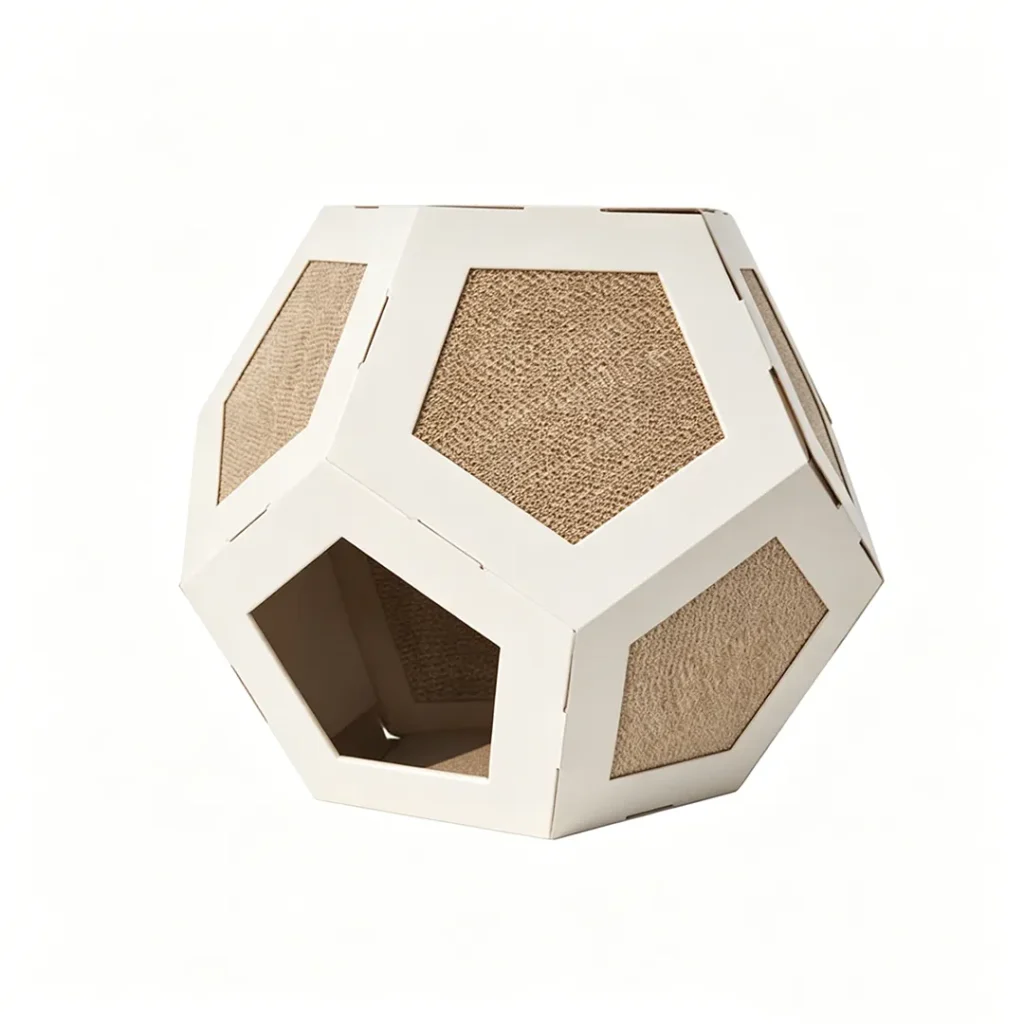 High Quality Custom Spherical Polyhedral Cat Scratch House