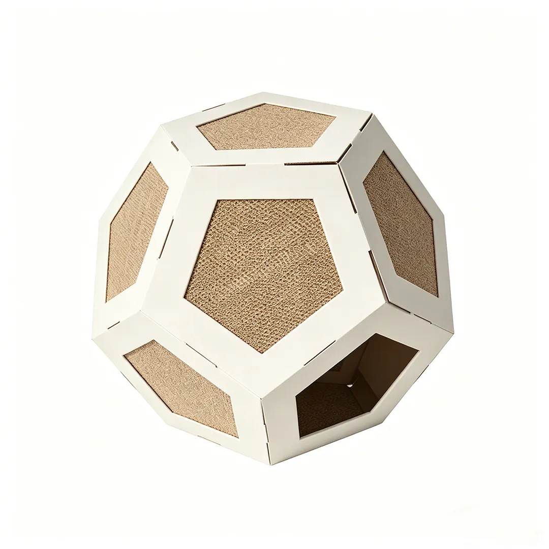 High Quality Custom Spherical Polyhedral Cat Scratch House WW-0022
