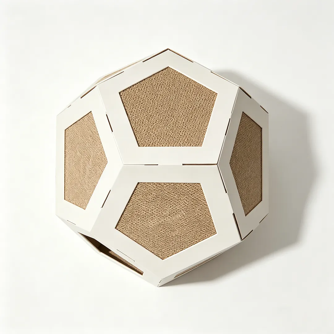 High Quality Custom Spherical Polyhedral Cat Scratch House WW-0022