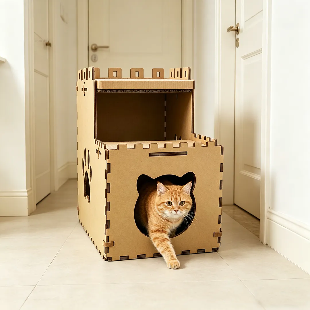 Wholesale custom patchwork castle claw house WW-0023