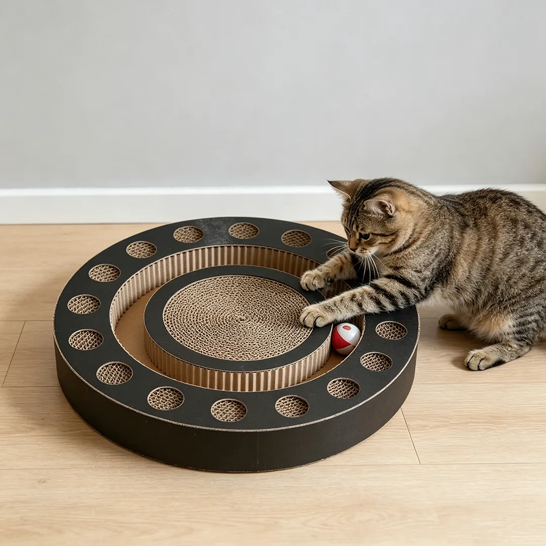 Wholesale Custom Round-Track Cat Scratching Post WJ-0022