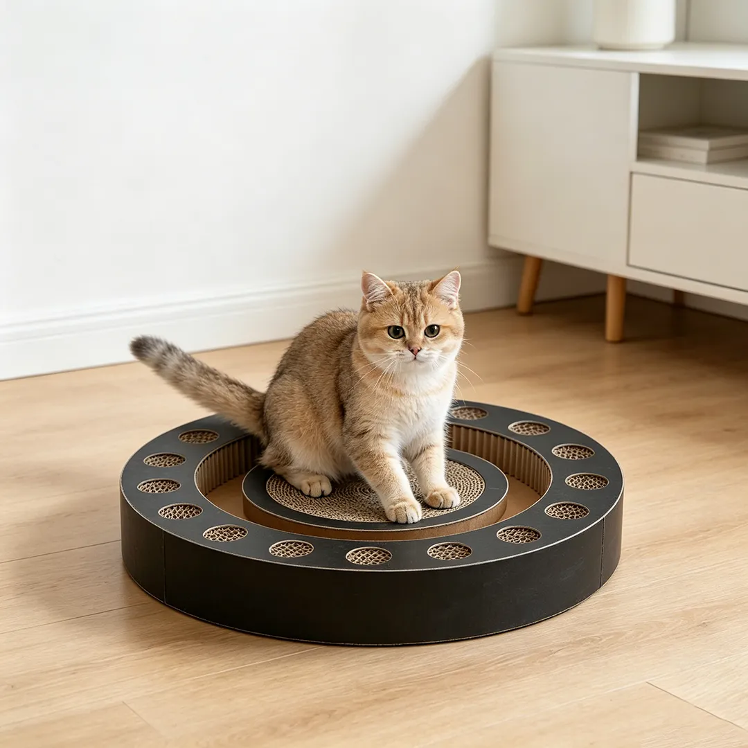 Wholesale Custom Round-Track Cat Scratching Post WJ-0022