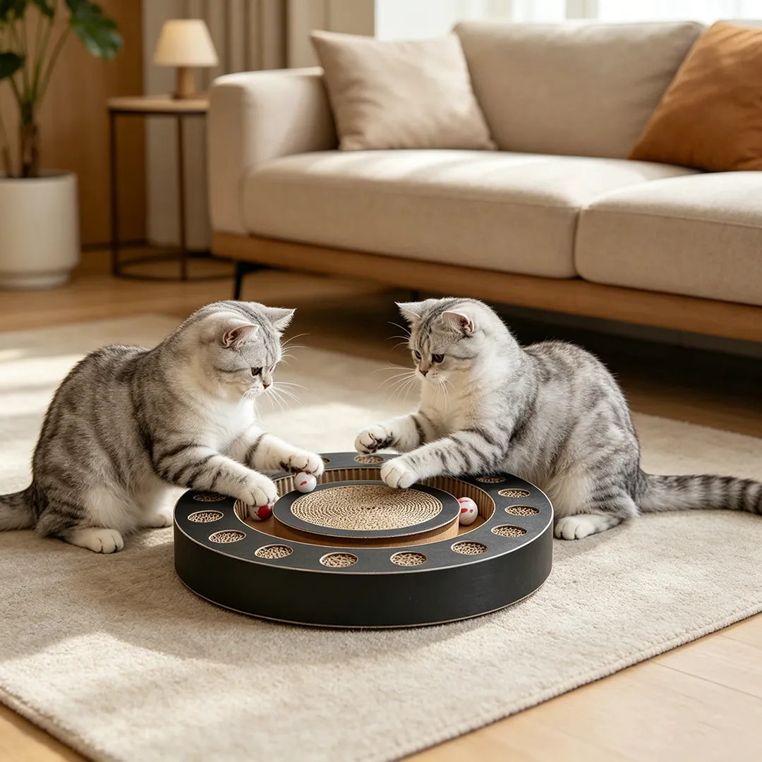 Wholesale Custom Round-Track Cat Scratching Post WJ-0022
