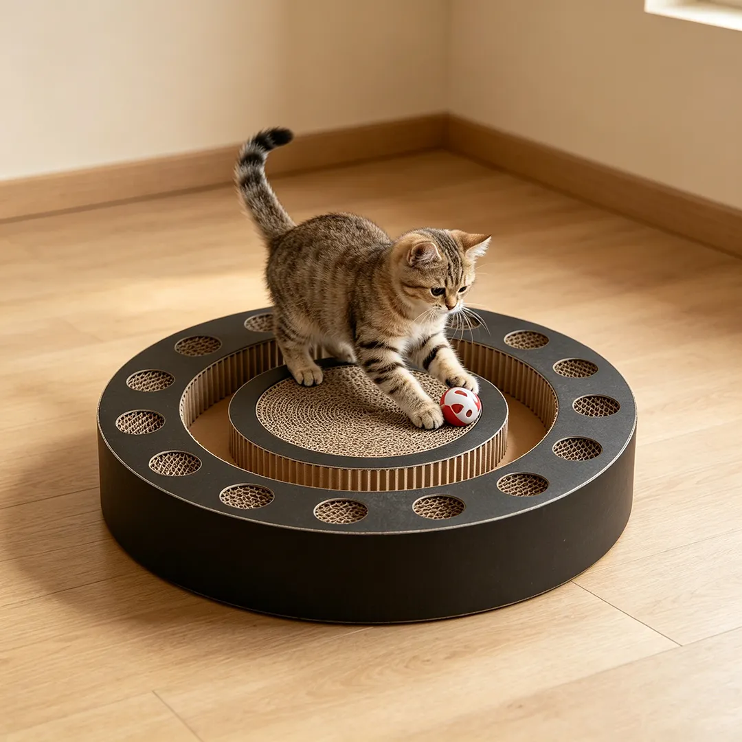 Wholesale Custom Round-Track Cat Scratching Post WJ-0022