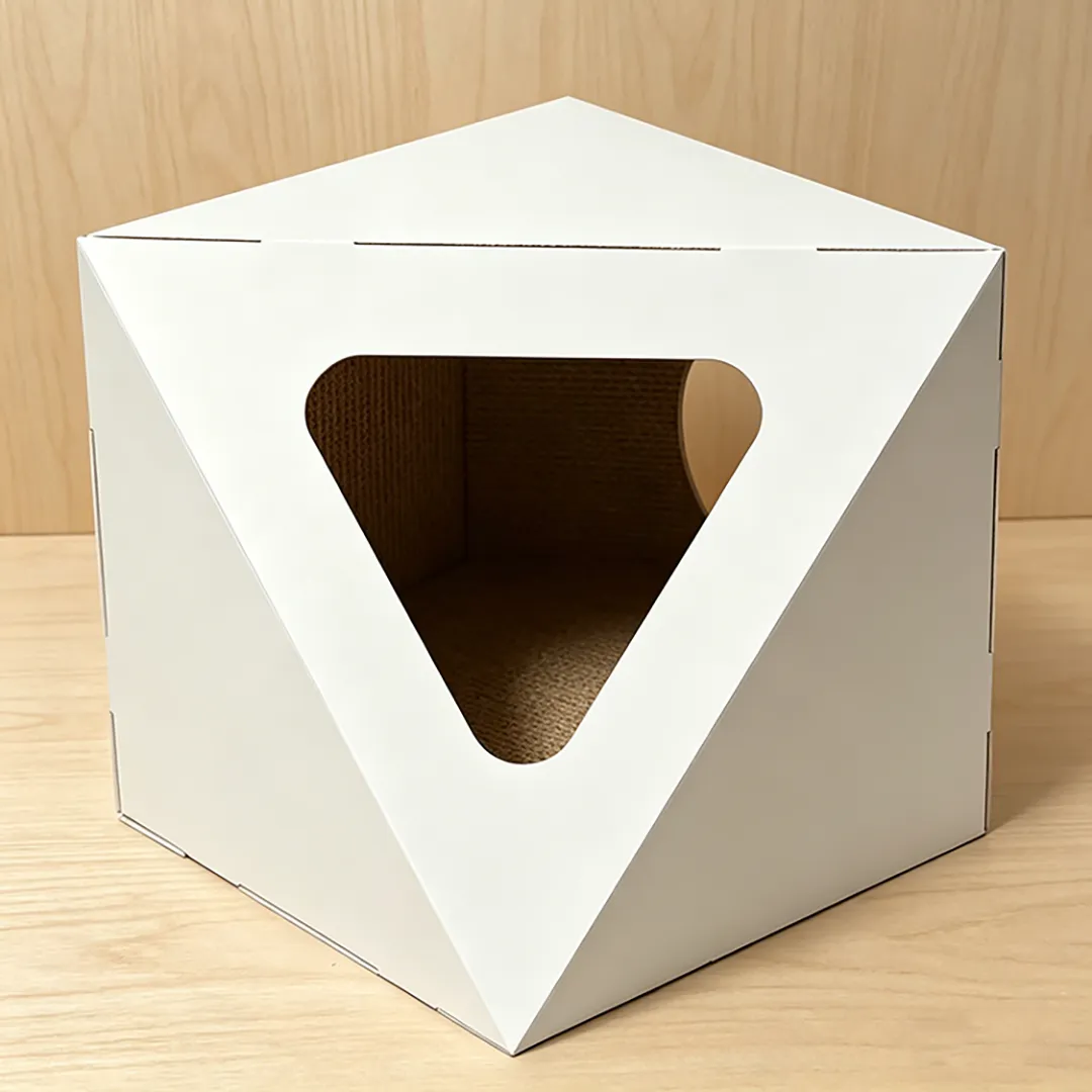 Best-selling Custom Minimalist Polyhedral Cat House WW-0026