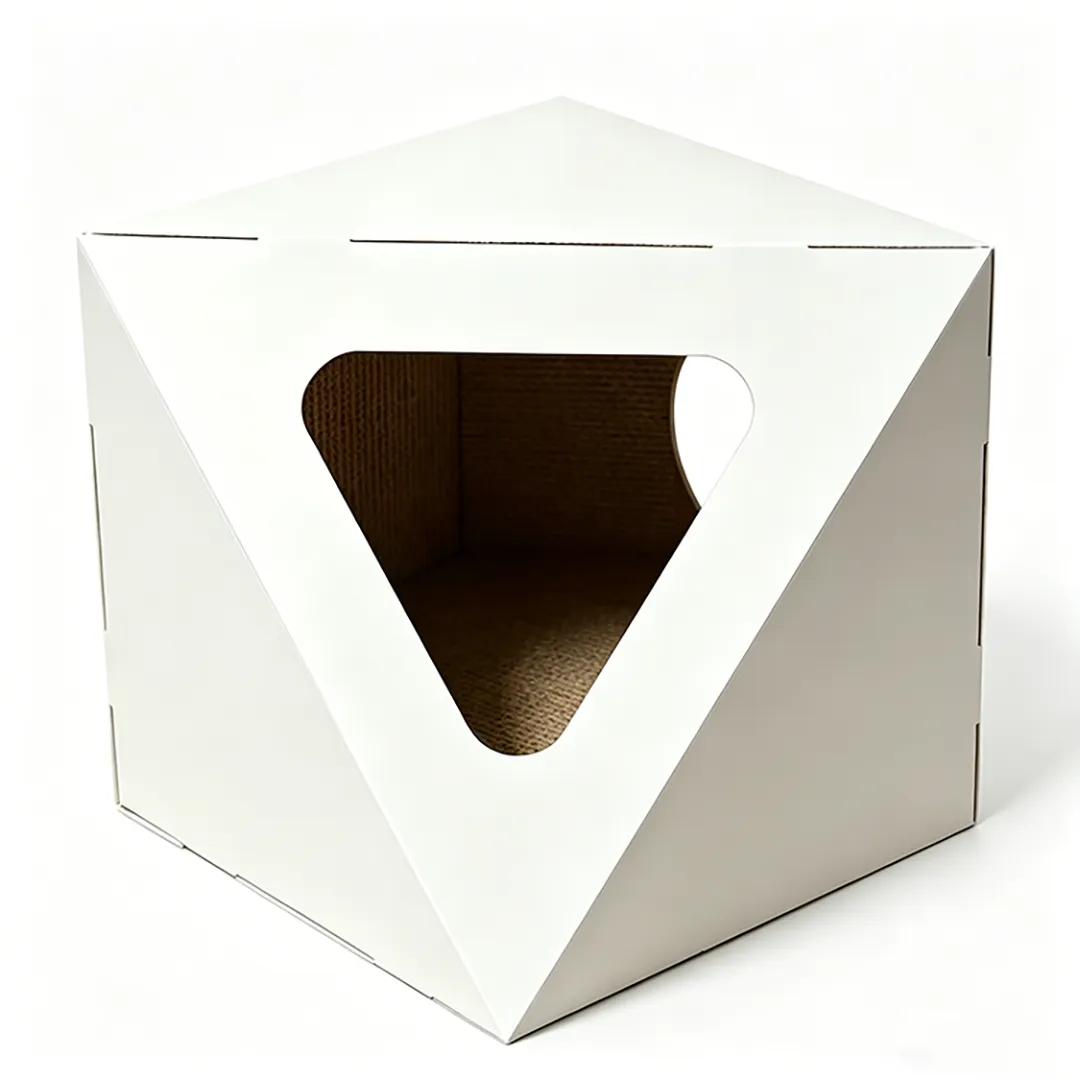 Best-selling Custom Minimalist Polyhedral Cat House WW-0026