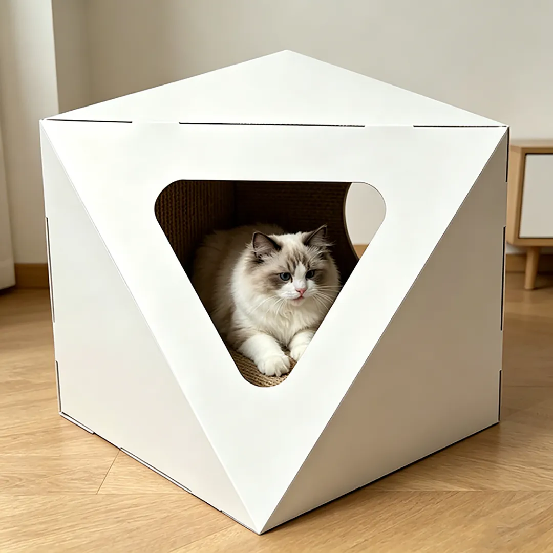 Best-selling Custom Minimalist Polyhedral Cat House WW-0026