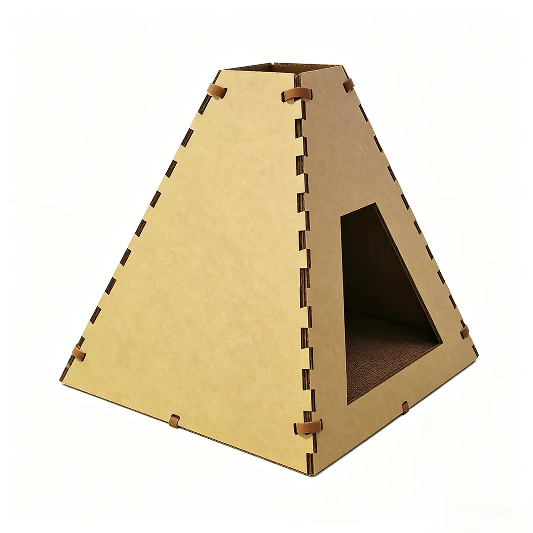 Wholesale Cat Scratch Nest 2-in-1 Tent Shape WW-0027