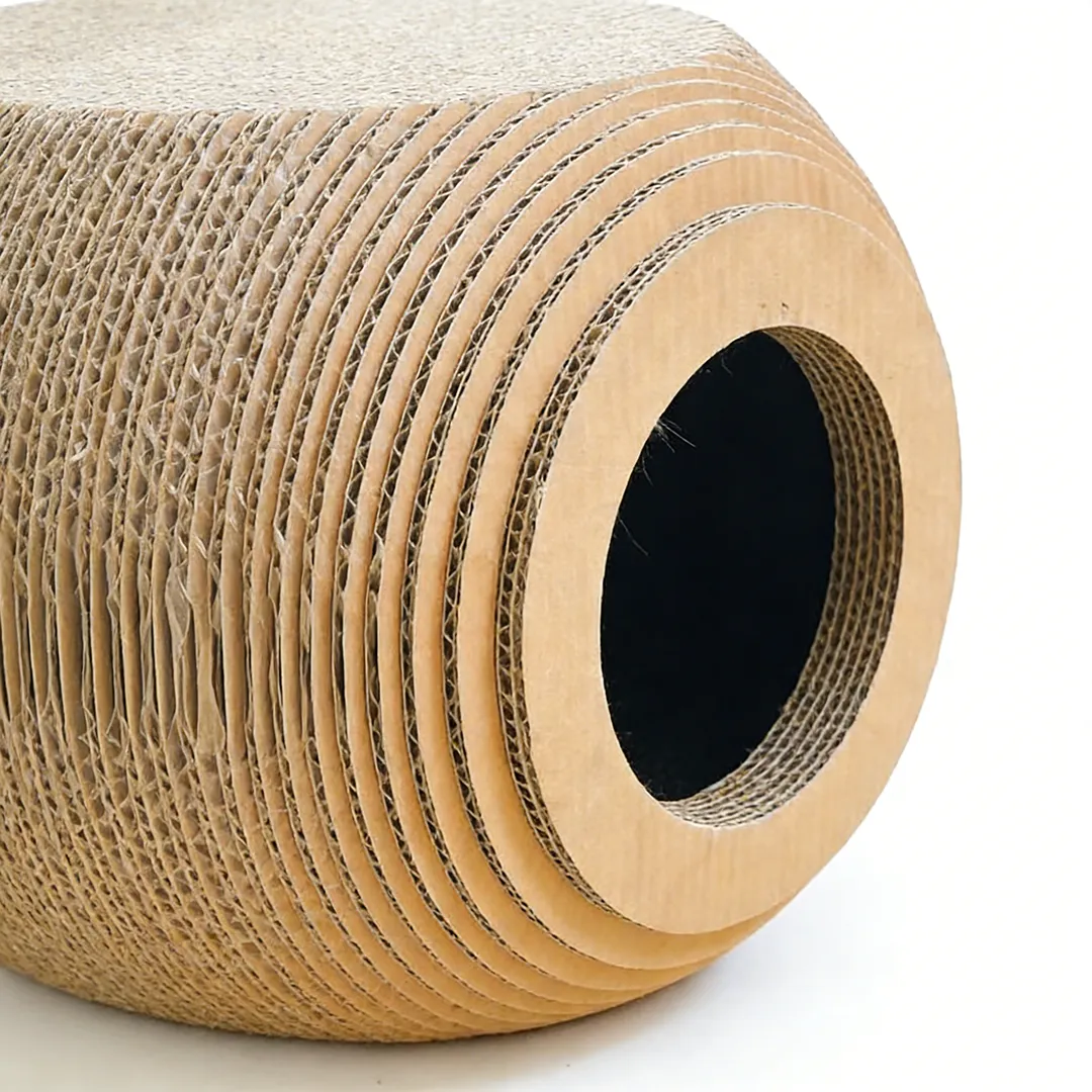 Highly Customizable Spherical Corrugated Cardboard Cat Scratching House WW-0028
