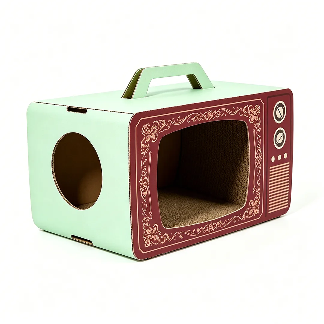 Wholesale Custom Retro TV Shaped Cat Bed WW-0029