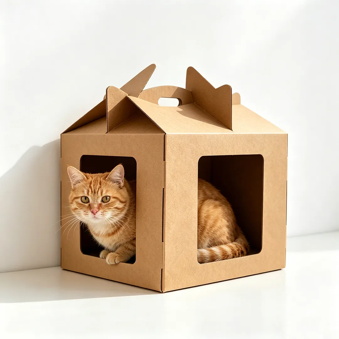 Wholesale Custom Portable Cat House Cat Scratch Board WW-0033