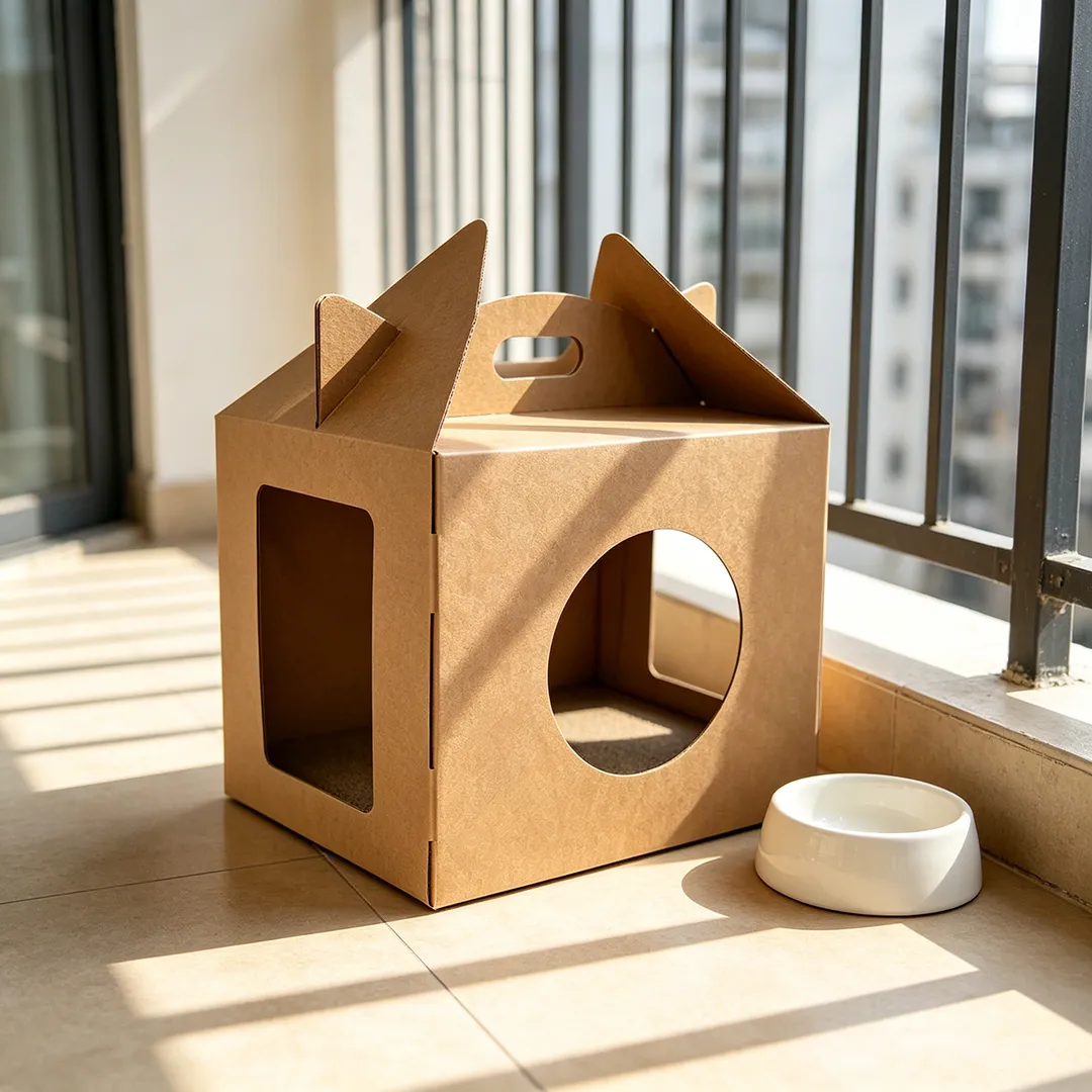 Wholesale Custom Portable Cat House Cat Scratch Board WW-0033