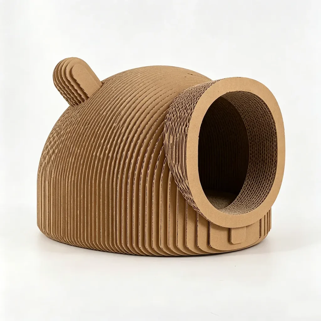 Hot custom three-dimensional bear head cat claw house