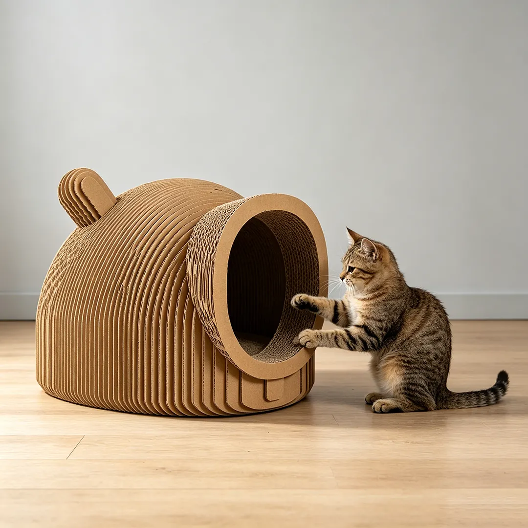 Hot custom three-dimensional bear head cat claw house ZB-0145