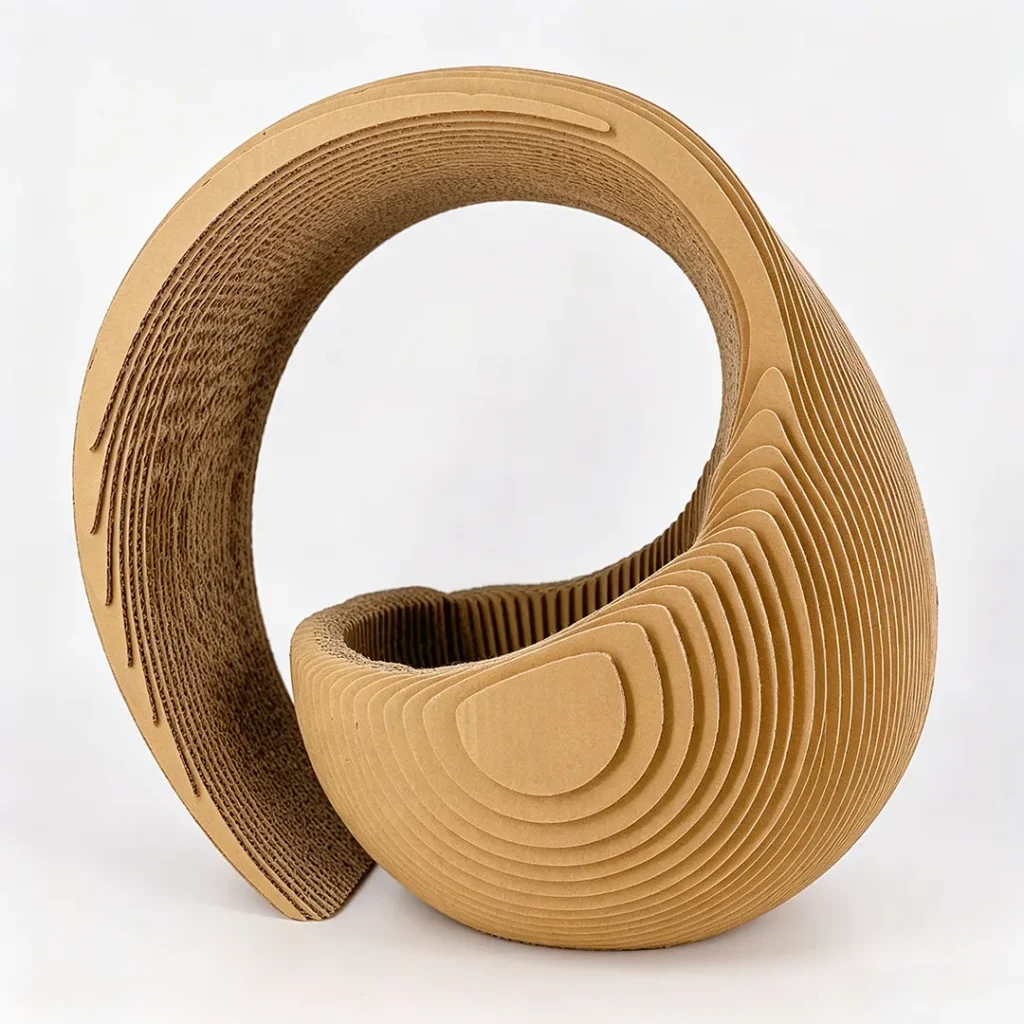 Hot Sale Custom Art Circular Tunnel Cat Scratch Cat Nest ZB-0148 1