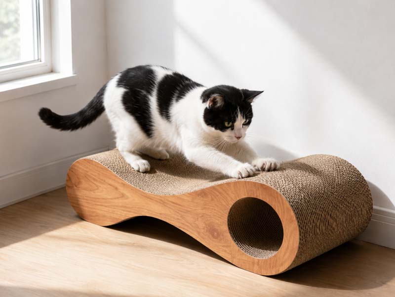 Petaful Cardboard Cat Scratcher