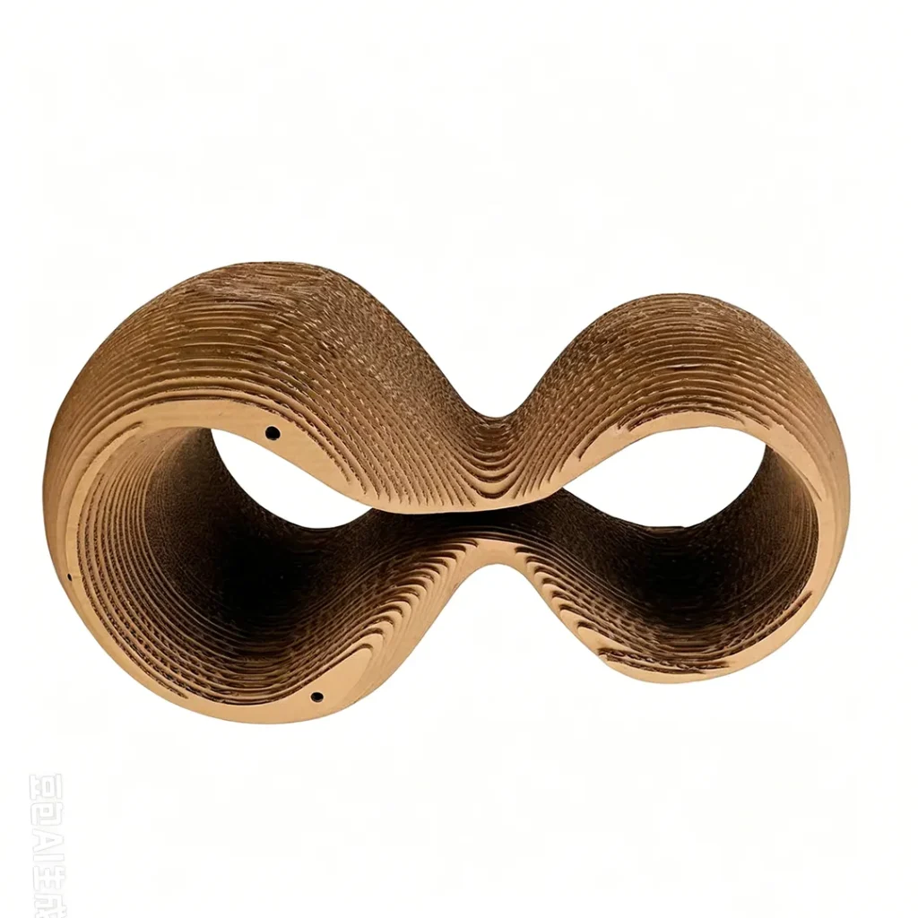 Wholesale Custom ZB-0158 Figure-Eight Double-Ring Cat Scratching Tunnel 1