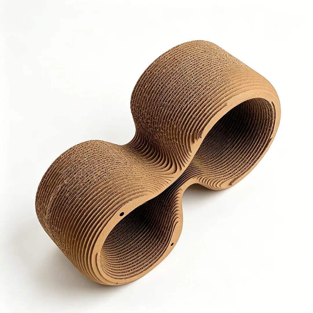 Wholesale Custom ZB-0158 Figure-Eight Double-Ring Cat Scratching Tunnel