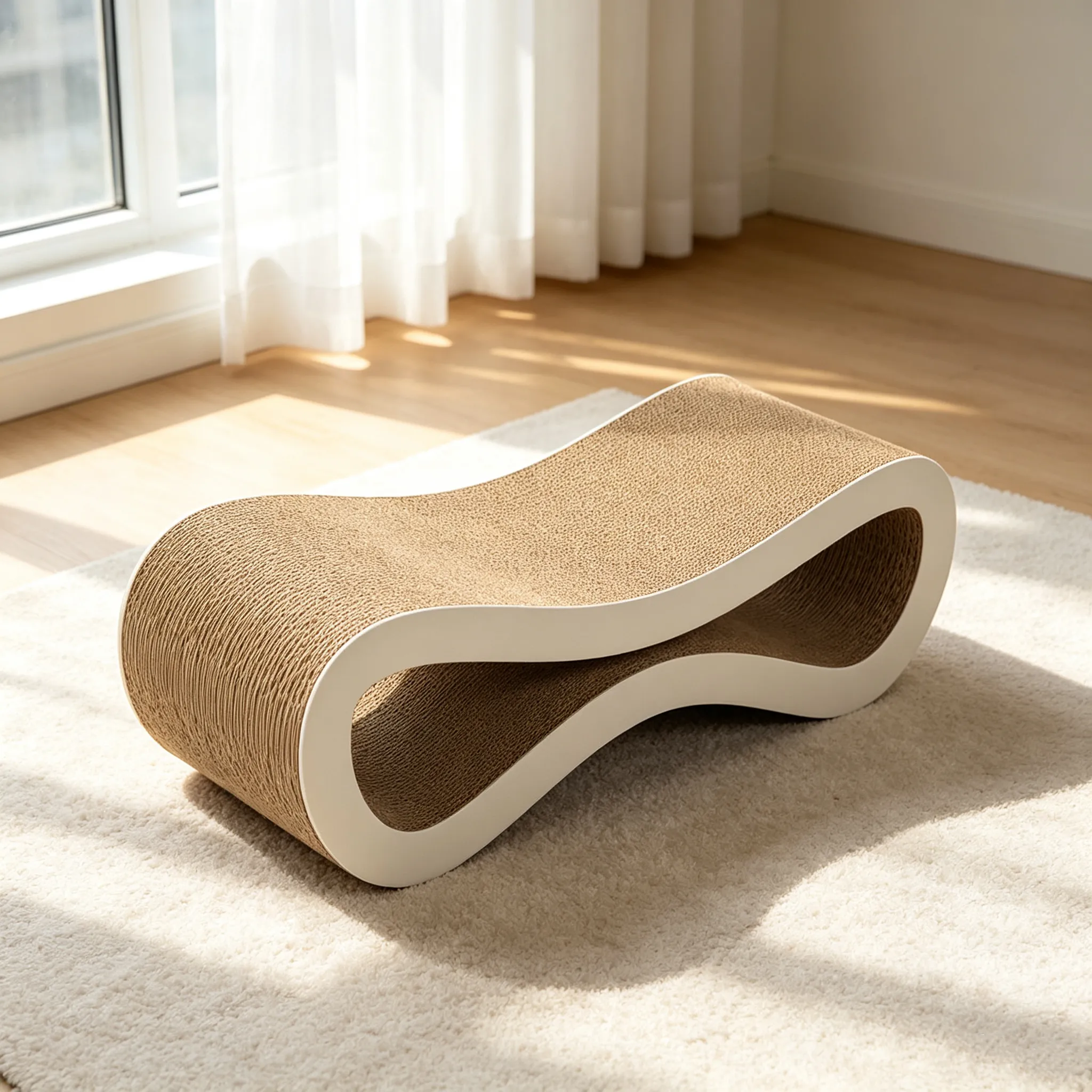High-Quality Customized One-Piece Figure-8 Cat Scratching Post ZB-0002