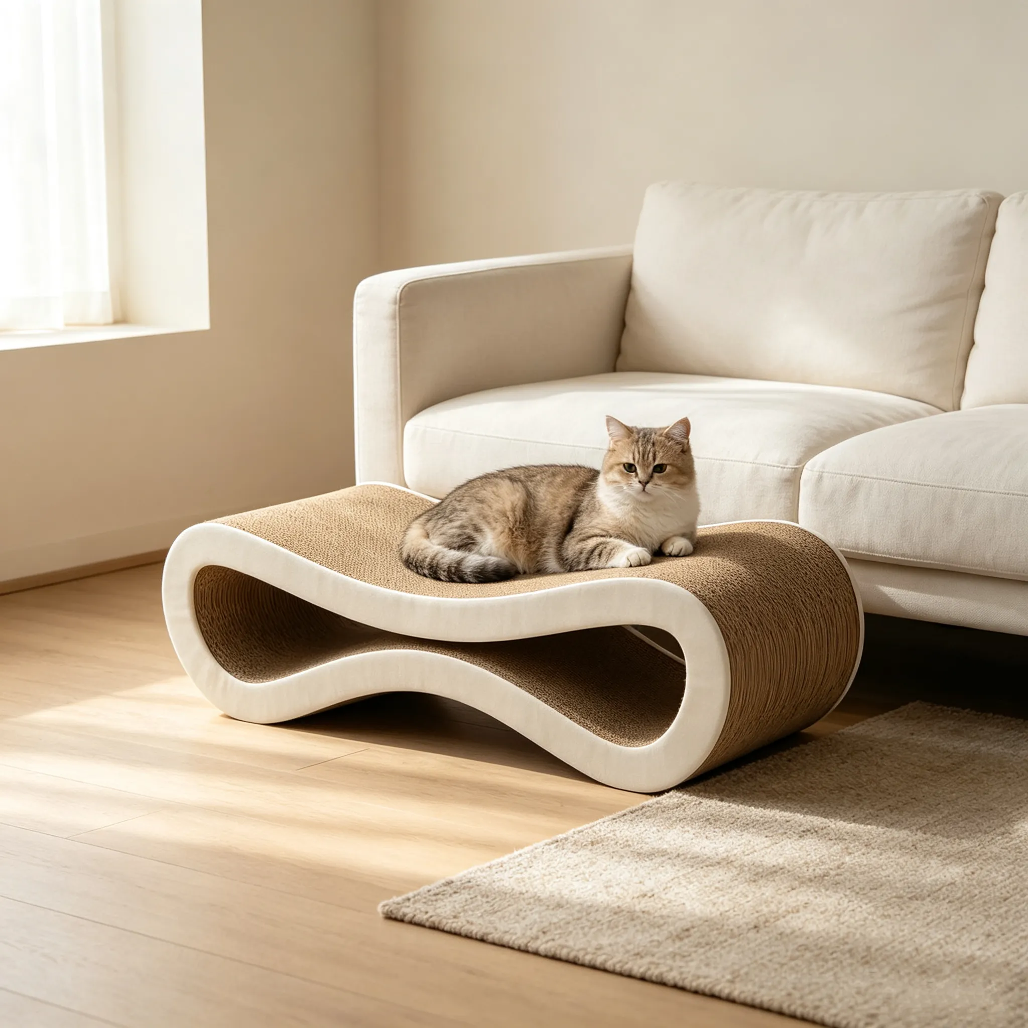 High-Quality Customized One-Piece Figure-8 Cat Scratching Post ZB-0002