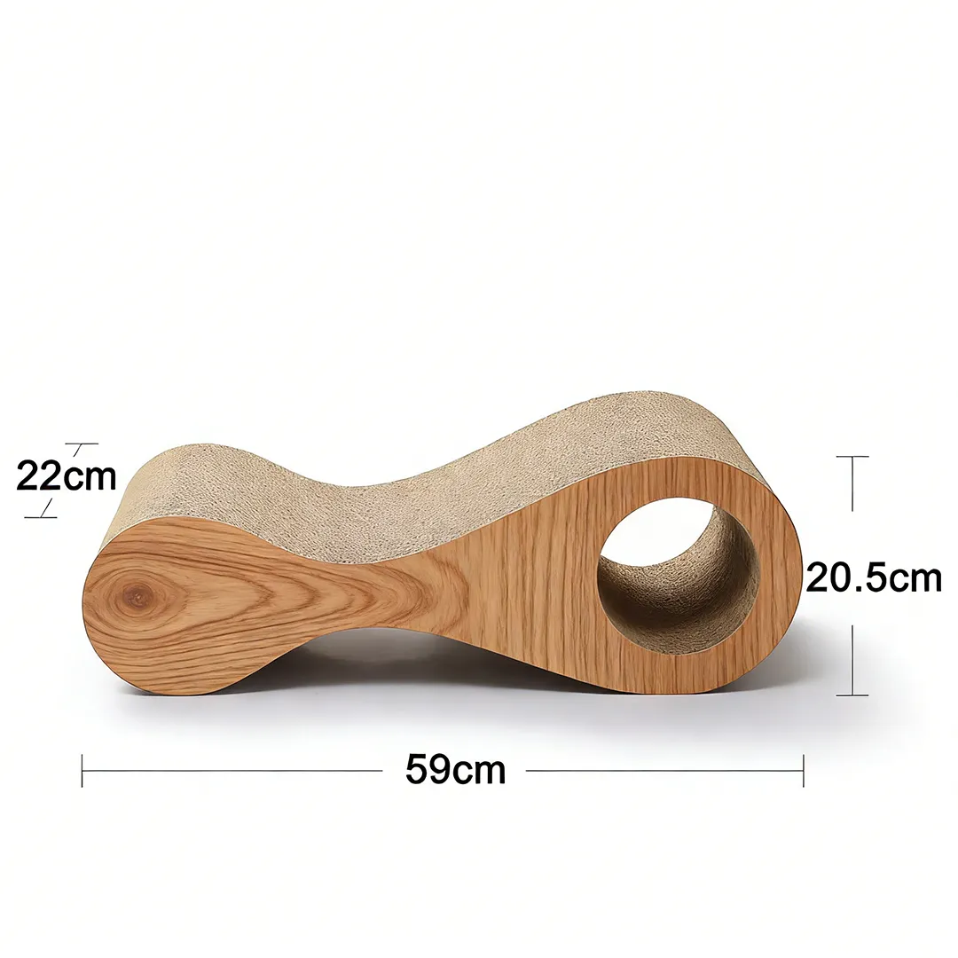 High quality custom 8 shape ring cat scratch plate ZB-0003