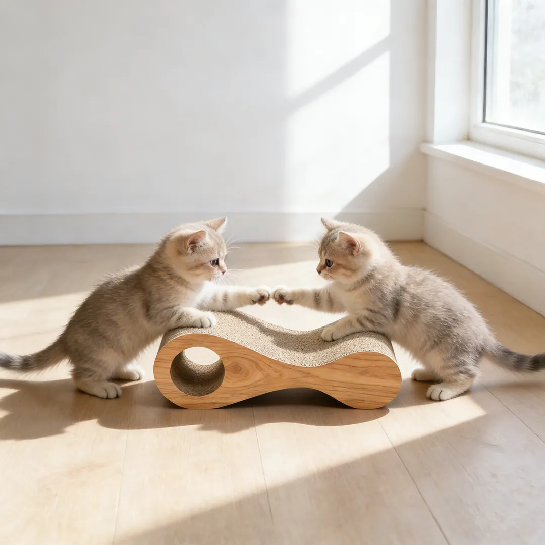 High quality custom 8 shape ring cat scratch plate ZB-0003