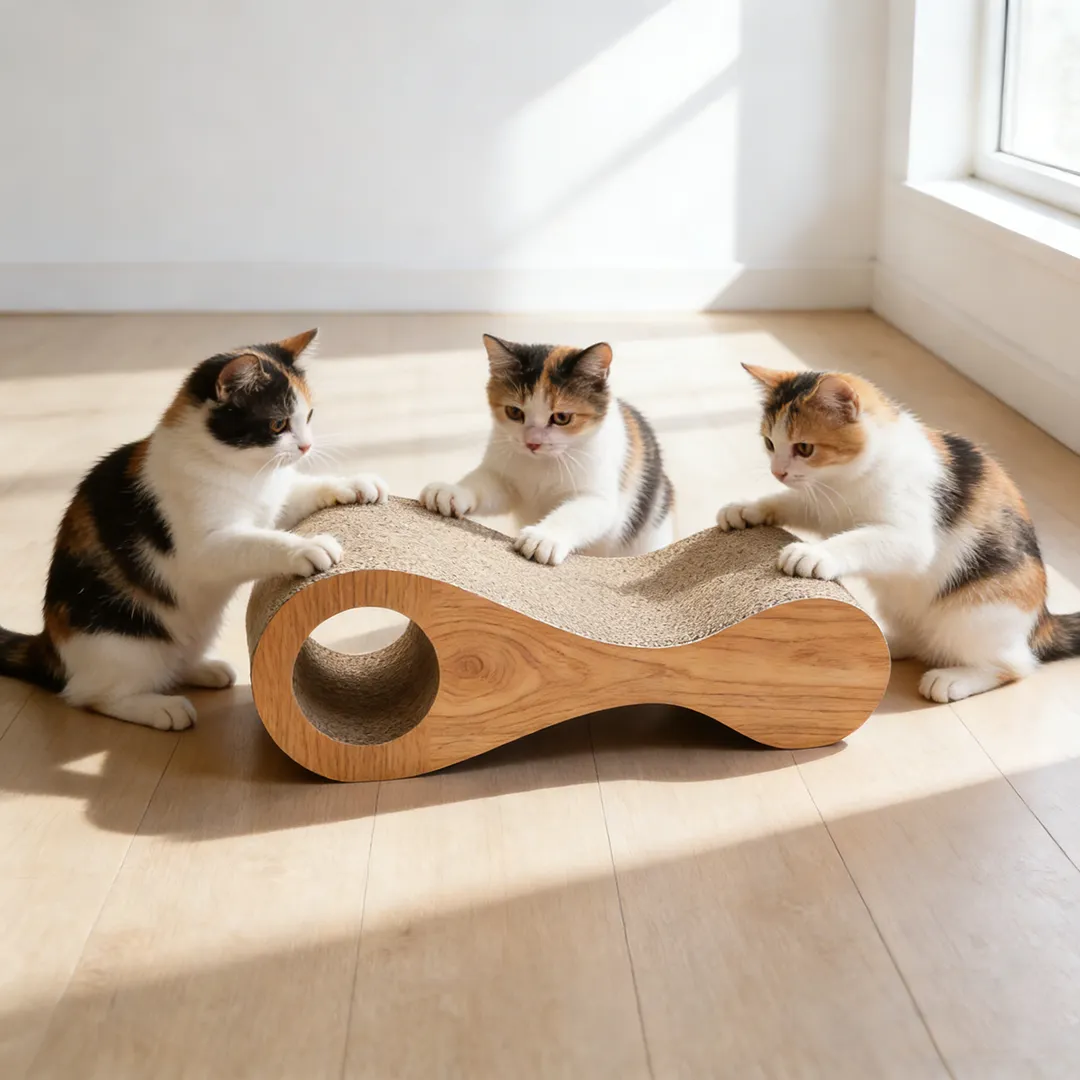 High quality custom 8 shape ring cat scratch plate ZB-0003
