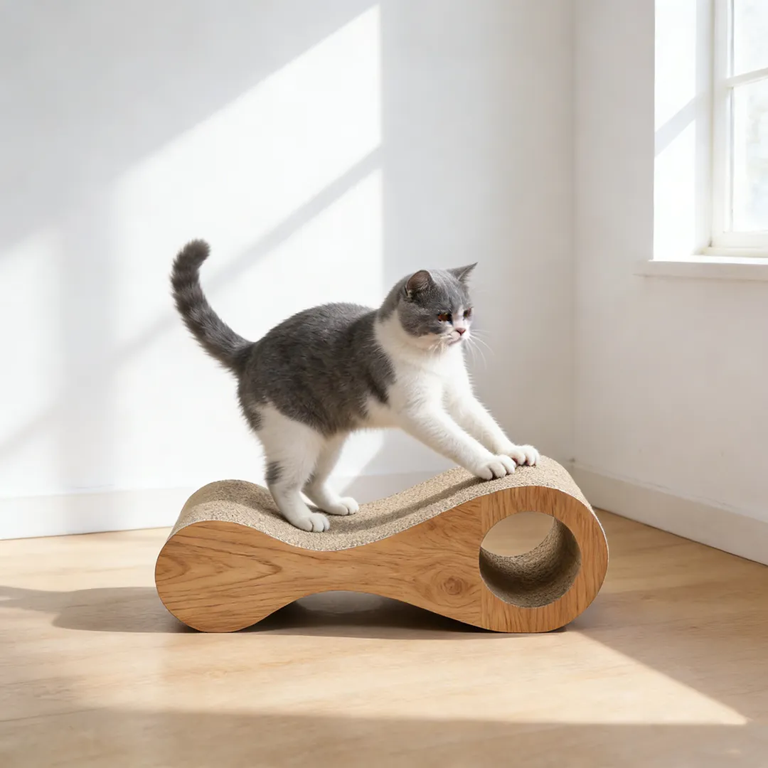 High quality custom 8 shape ring cat scratch plate ZB-0003